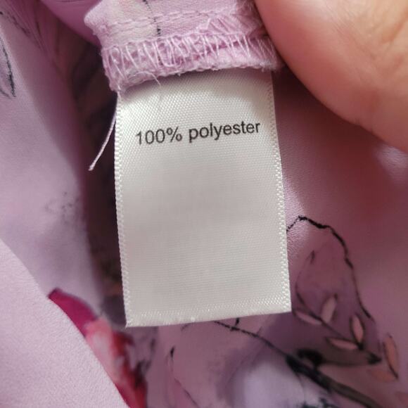 Maurices Polyester Women's XXL Pink Blouse - Picture 6 of 6